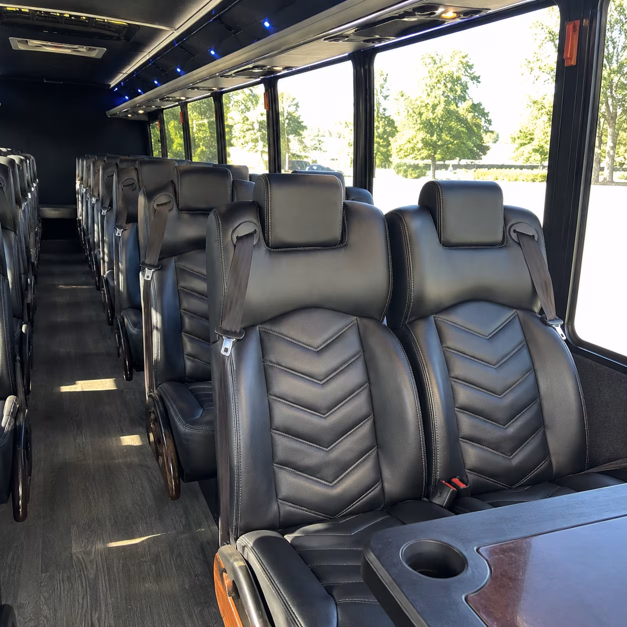 buffalo sporting event transportation onboard seating